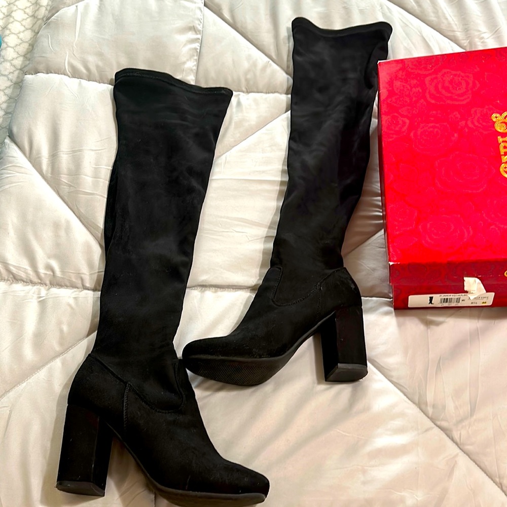 High Suede Boots